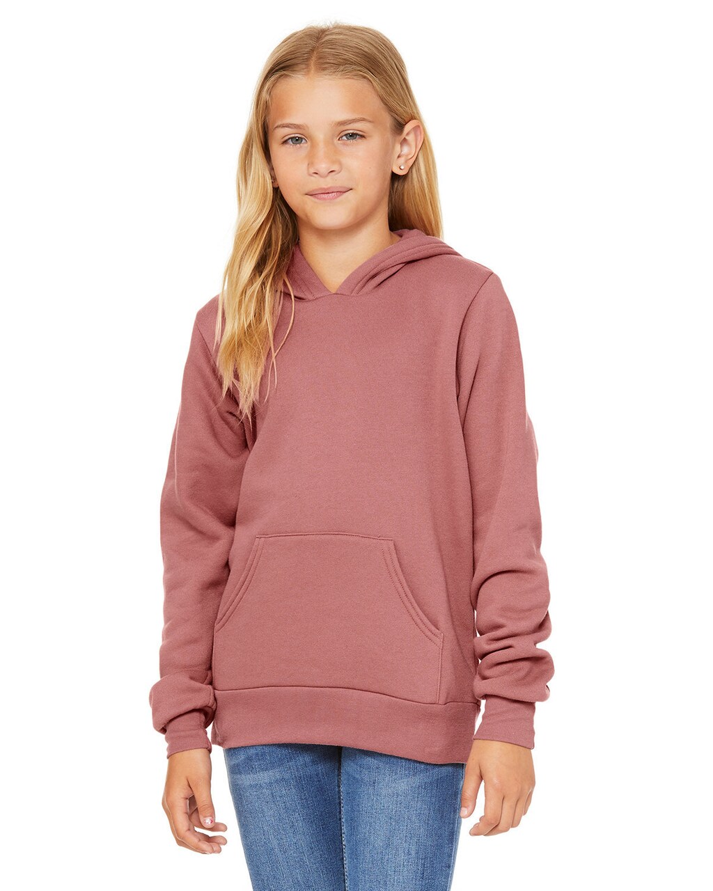 Bella + Canvas® Youth Sponge Fleece Pullover Hooded Sweatshirt